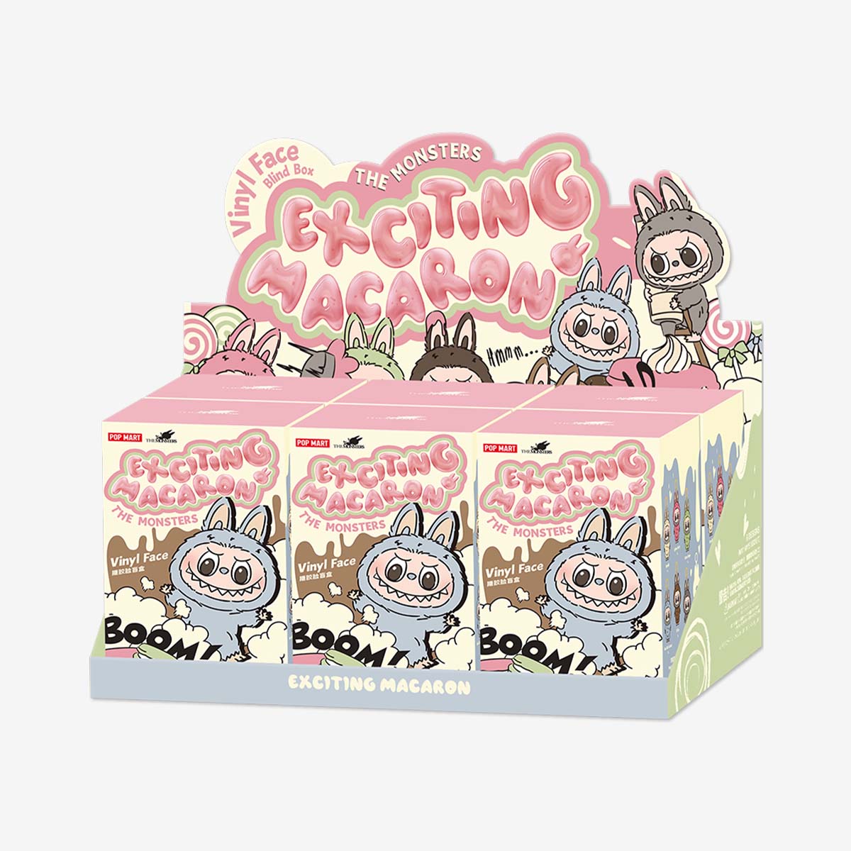 V1 THE MONSTERS - Exciting Macaron Vinyl Face Blind Box