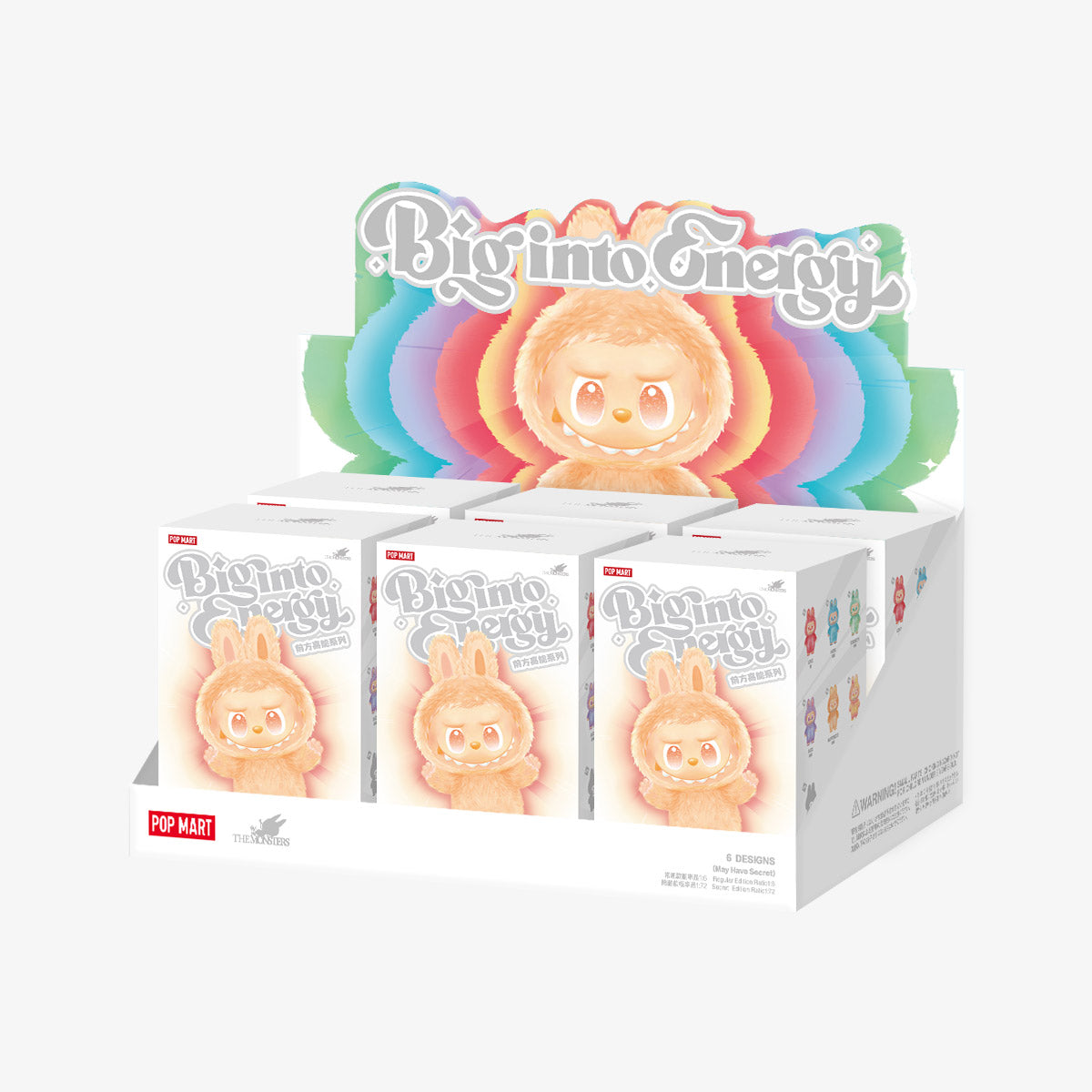 V3 THE MONSTERS Big into Energy Series-Vinyl Plush Pendant Blind Box